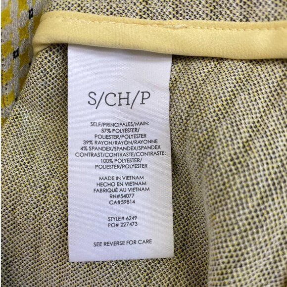 CAbi Hobnob Topper Yellow Coat Dress - Picture 8 of 13